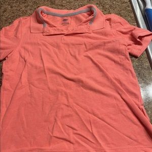 Old Navy Boys Size Large Short Sleeve Coral Collar Shirt